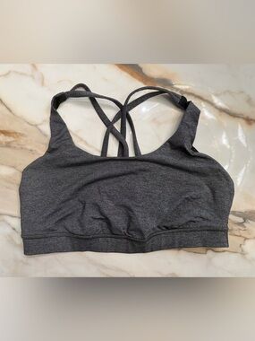 Lululemon Racerback Bralette Size 10 Heather Grey